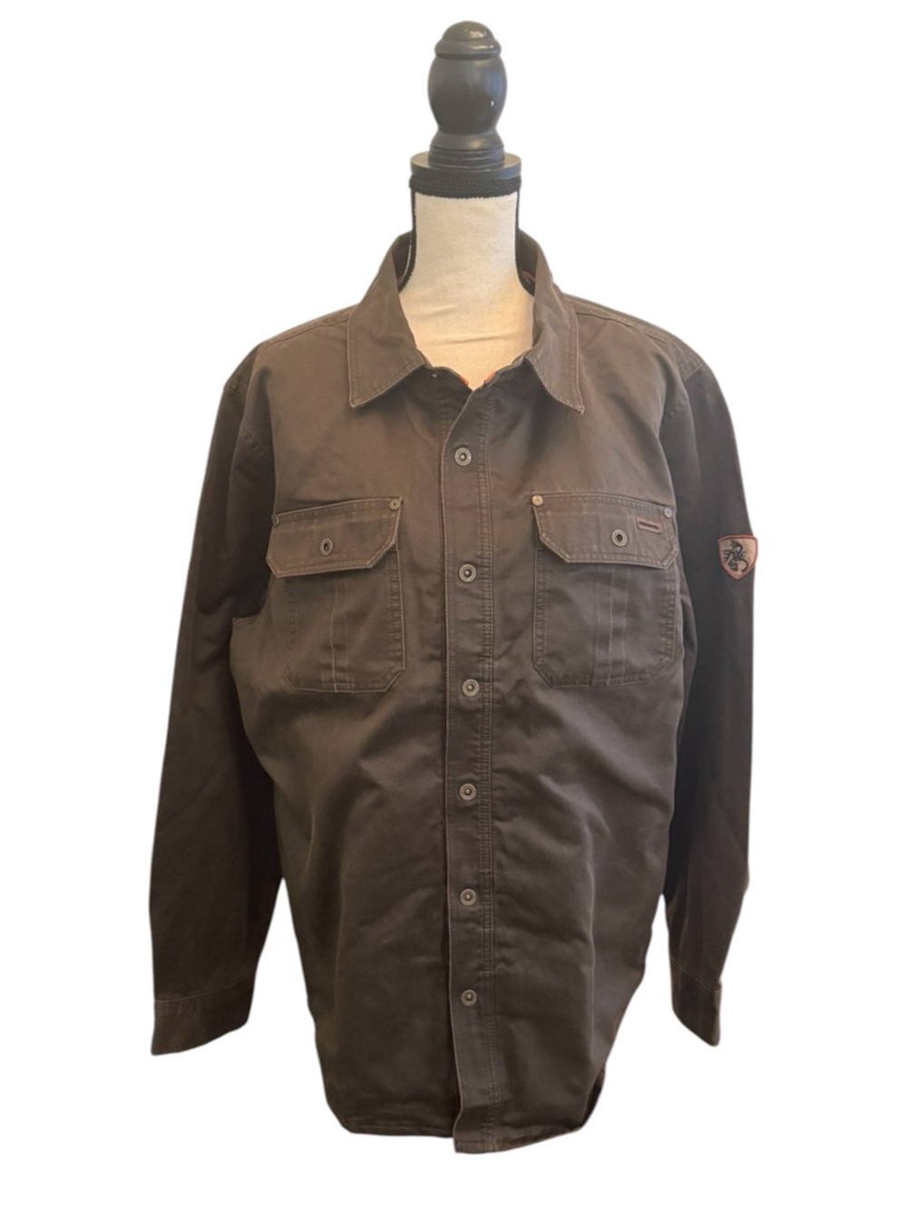 LEGENDARY WHITETAILS Men's Concealed Carry Journeyman Shirt Jacket Tobacco NWT L